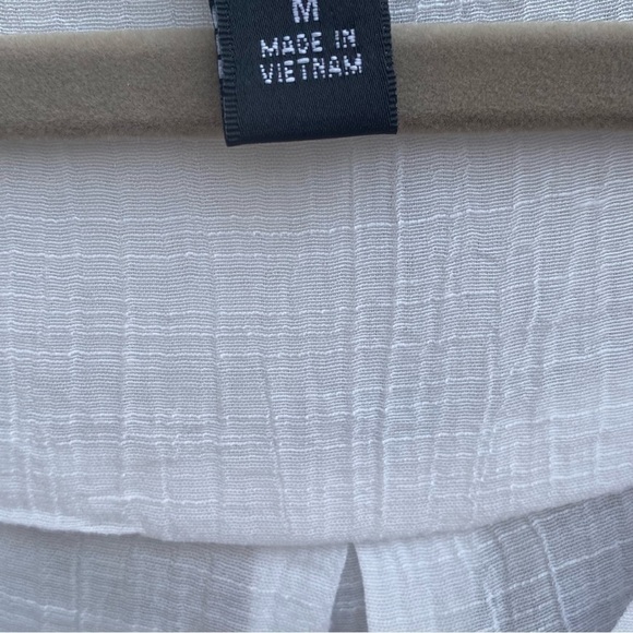 AGB Button Down White Shirt - Picture 3 of 5